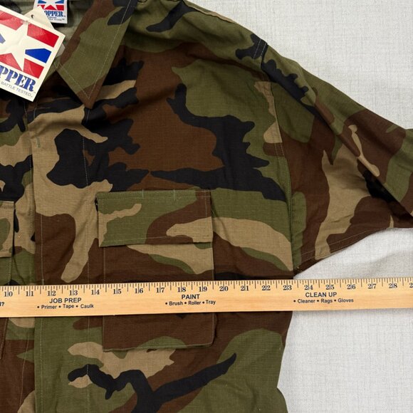 Propper BDU Top 4-Pocket Woodland Camouflage Ripstop Cotton Size XL Long NWT - Picture 8 of 12